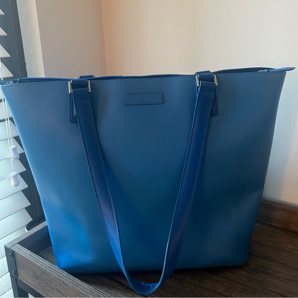 Vera Bradley Large Ella Tote in Bright Blue - Great for spring / summer
